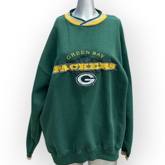 Vintage Starter Green Bay Packers Crewneck Sweater XLarge - Picture 2 of 15